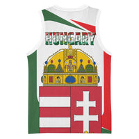 Hungary Basketball Jersey with Budapest Heart Illustration Design and Crown Emblem - Wonder Print Shop