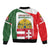 Hungary Bomber Jacket with Budapest Heart Illustration Design and Crown Emblem - Wonder Print Shop