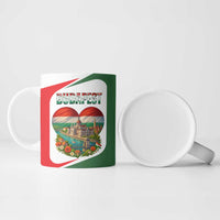 Hungary Ceramic Mug with Budapest Heart Illustration Design and Crown Emblem - Wonder Print Shop