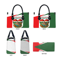 Hungary Leather Bag with Budapest Heart Illustration Design and Crown Emblem - Wonder Print Shop