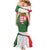 Hungary Mermaid Dress with Budapest Heart Illustration Design and Crown Emblem - Wonder Print Shop