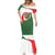 Hungary Mermaid Dress with Budapest Heart Illustration Design and Crown Emblem - Wonder Print Shop