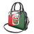 Hungary Shoulder Handbag with Budapest Heart Illustration Design and Crown Emblem - Wonder Print Shop