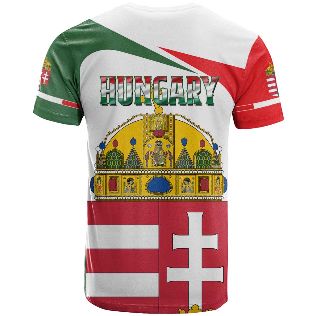 Hungary T Shirt with Budapest Heart Illustration Design and Crown Emblem - Wonder Print Shop