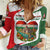 Hungary Women Casual Shirt with Budapest Heart Illustration Design and Crown Emblem - Wonder Print Shop
