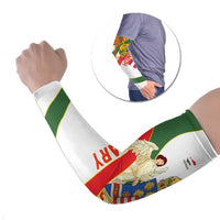 Hungary Arm Sleeves with Knight and Angel Illustration Design and National Crest - Wonder Print Shop