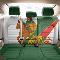 Hungary Back Car Seat Cover with Knight and Angel Illustration Design and National Crest - Wonder Print Shop
