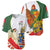 Hungary Baseball Jersey with Knight and Angel Illustration Design and National Crest - Wonder Print Shop