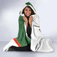 Hungary Hooded Blanket with Knight and Angel Illustration Design and National Crest - Wonder Print Shop