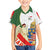 Hungary Kid Hawaiian Shirt with Knight and Angel Illustration Design and National Crest - Wonder Print Shop