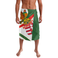 Hungary Lavalava with Knight and Angel Illustration Design and National Crest - Wonder Print Shop