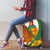 Hungary Luggage Cover with Knight and Angel Illustration Design and National Crest - Wonder Print Shop