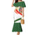 Hungary Mermaid Dress with Knight and Angel Illustration Design and National Crest - Wonder Print Shop