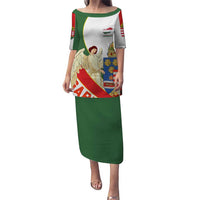 Hungary Puletasi with Knight and Angel Illustration Design and National Crest - Wonder Print Shop