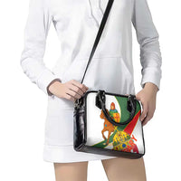 Hungary Shoulder Handbag with Knight and Angel Illustration Design and National Crest - Wonder Print Shop