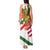 Hungary Tank Maxi Dress with Knight and Angel Illustration Design and National Crest - Wonder Print Shop
