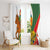 Hungary Window Curtain with Knight and Angel Illustration Design and National Crest - Wonder Print Shop