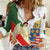 Hungary Women Casual Shirt with Knight and Angel Illustration Design and National Crest - Wonder Print Shop