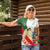 Hungary Women Polo Shirt with Knight and Angel Illustration Design and National Crest - Wonder Print Shop
