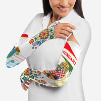 Hungary Arm Sleeves with Folk Musician Illustration Design and Traditional Floral - Wonder Print Shop