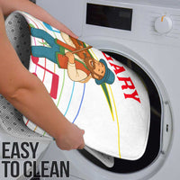 Hungary Bathroom Set with Folk Musician Illustration Design and Traditional Floral - Wonder Print Shop