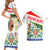 Hungary Couples Matching Short Sleeve Bodycon Dress and Hawaiian Shirt with Folk Musician Illustration Design and Traditional Floral - Wonder Print Shop