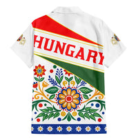 Hungary Family Matching Mermaid Dress and Hawaiian Shirt with Folk Musician Illustration Design and Traditional Floral - Wonder Print Shop