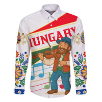 Hungary Family Matching Puletasi and Hawaiian Shirt with Folk Musician Illustration Design and Traditional Floral - Wonder Print Shop