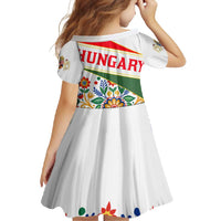 Hungary Family Matching Summer Maxi Dress and Hawaiian Shirt with Folk Musician Illustration Design and Traditional Floral - Wonder Print Shop