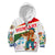 Hungary Kid Hoodie with Folk Musician Illustration Design and Traditional Floral - Wonder Print Shop