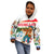 Hungary Kid Hoodie with Folk Musician Illustration Design and Traditional Floral - Wonder Print Shop