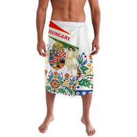 Hungary Lavalava with Folk Musician Illustration Design and Traditional Floral - Wonder Print Shop