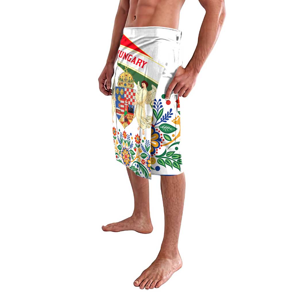 Hungary Lavalava with Folk Musician Illustration Design and Traditional Floral - Wonder Print Shop