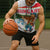 Hungary Sleeveless Hoodie with Folk Musician Illustration Design and Traditional Floral - Wonder Print Shop