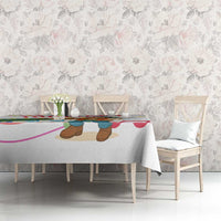 Hungary Tablecloth with Folk Musician Illustration Design and Traditional Floral - Wonder Print Shop