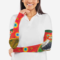 Hungary Arm Sleeves with Tokaj Vineyard Illustration Design and Grape Wine - Wonder Print Shop