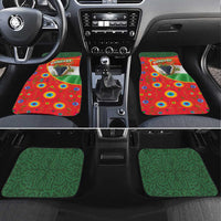Hungary Car Mats with Tokaj Vineyard Illustration Design and Grape Wine - Wonder Print Shop