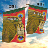 Hungary Garden Flag with Tokaj Vineyard Illustration Design and Grape Wine - Wonder Print Shop