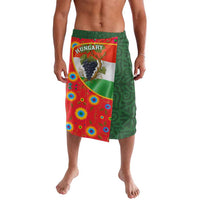 Hungary Lavalava with Tokaj Vineyard Illustration Design and Grape Wine - Wonder Print Shop