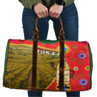 Hungary Travel Bag with Tokaj Vineyard Illustration Design and Grape Wine - Wonder Print Shop