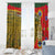 Hungary Window Curtain with Tokaj Vineyard Illustration Design and Grape Wine - Wonder Print Shop