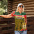 Hungary Women Polo Shirt with Tokaj Vineyard Illustration Design and Grape Wine - Wonder Print Shop