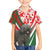Hungary Kid Hawaiian Shirt with Puli Dog Illustration Design and Red Green Hexagon - Wonder Print Shop