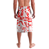 Hungary Lavalava with Puli Dog Illustration Design and Red Green Hexagon - Wonder Print Shop