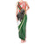 Hungary Tank Maxi Dress with Puli Dog Illustration Design and Red Green Hexagon - Wonder Print Shop