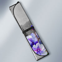 Helen Of Troy Auto Sun Shade Ancient Greek Mythology Floral Goddess Portrait