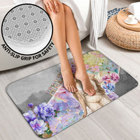 Helen Of Troy Bathroom Set Ancient Greek Mythology Floral Goddess Portrait