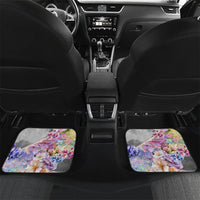 Helen Of Troy Car Mats Ancient Greek Mythology Floral Goddess Portrait