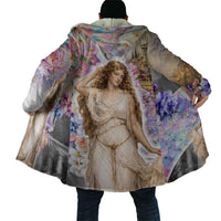 Helen Of Troy Cloak Ancient Greek Mythology Floral Goddess Portrait
