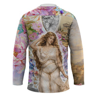 Helen Of Troy Hockey Jersey Ancient Greek Mythology Floral Goddess Portrait